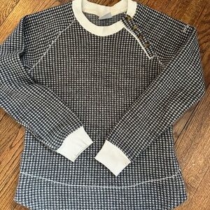 Women’s Black and White Sweater